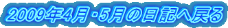 2009年4月・5月の日記へ戻る